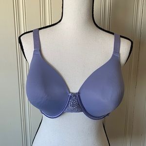 Vanity Fair Full Figure Back Smoothing Underwire Bra Size 40C Orchid